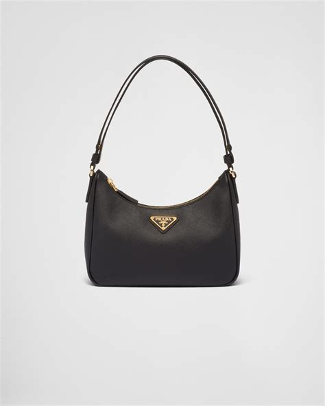 prada satchel black|Prada small satchel handbags.